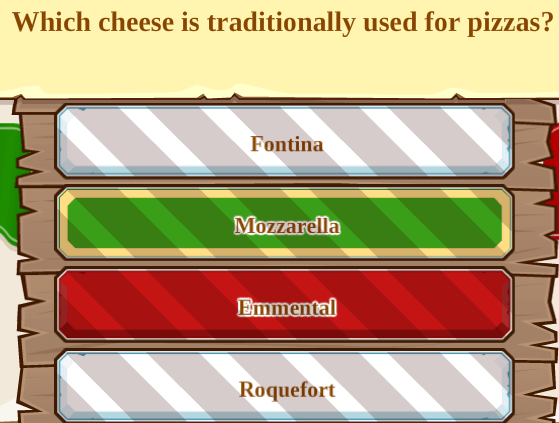 Which cheese is traditionally user for pizzas?