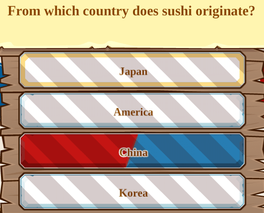 From which country does sushi originate?