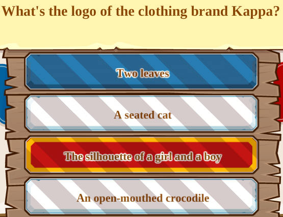 What's the logo of the clothing brand Kappa?