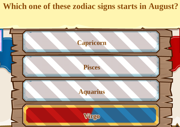 Which one of these zodiac signs starts in August?