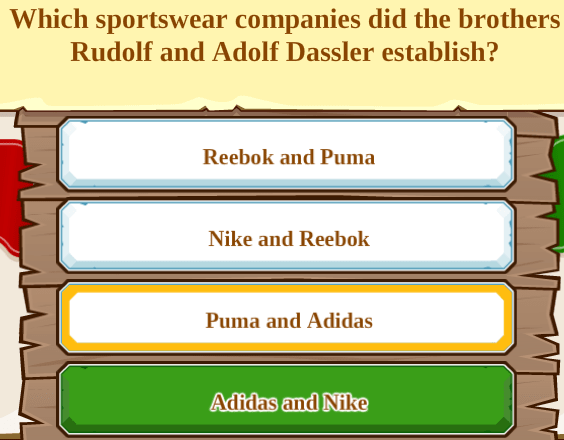 Which sportswear companies did the brothers Rudolf and Adolf Dassler establish?