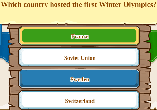 Which country hosted the first Winter Olympics?
