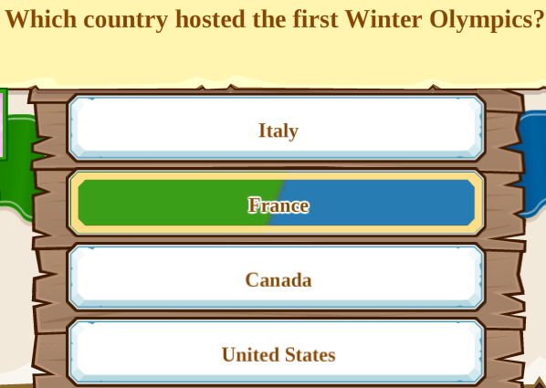 Which country hosted the first Winter Olympics?
