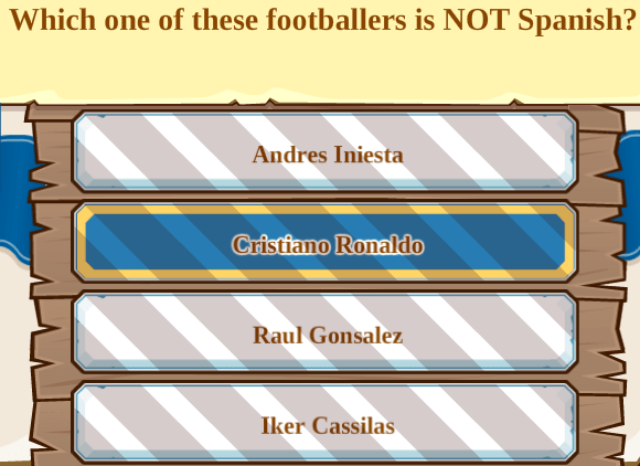 Which one of these footballers is NOT Spanish?