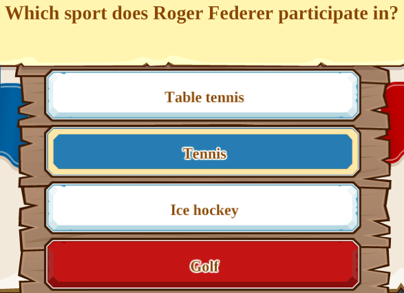 Which sport does Roger Federer participate in?