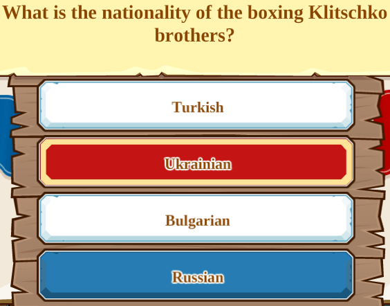 What is the nationality of the boxing Klitschko brothers?