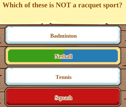 Which of these is NOT a racquet sport?
