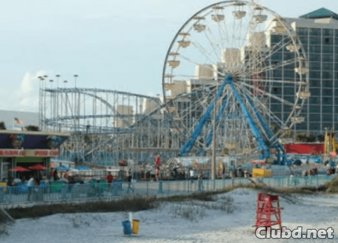 Ferris wheel in an amusement park - picture
