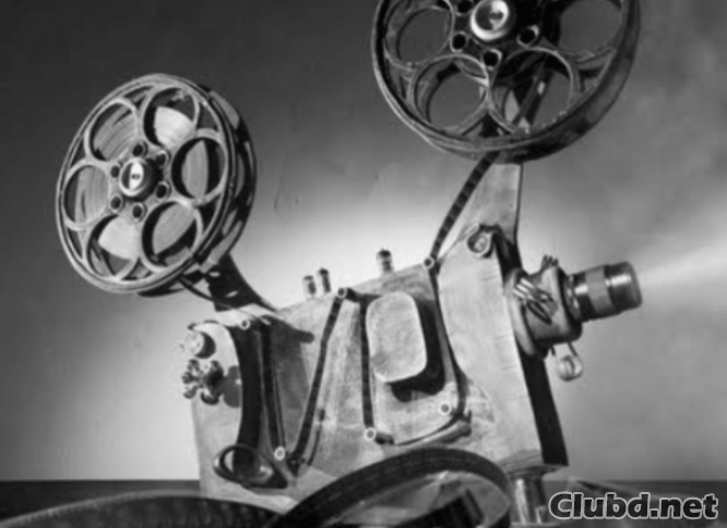Старый проектор для кино - картинка