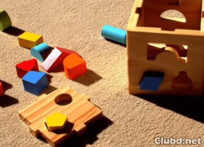 Juguete infantil con cubos - imagen