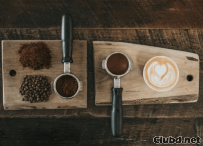 Arten von Kaffee auf einer Tafel - Bild