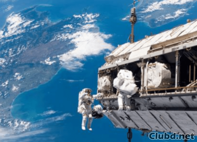Astronauten im Weltraum - Bild